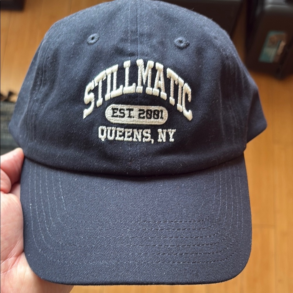 H&M Nas (hip hop artist) Navy Blue Stillmatic Cap